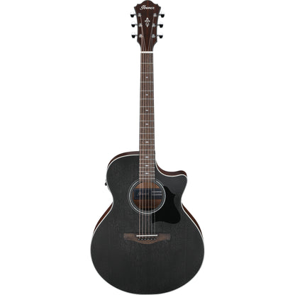 Ibanez AE140 6 String Acoustic Electric Guitar - Weathered Black Open Pore