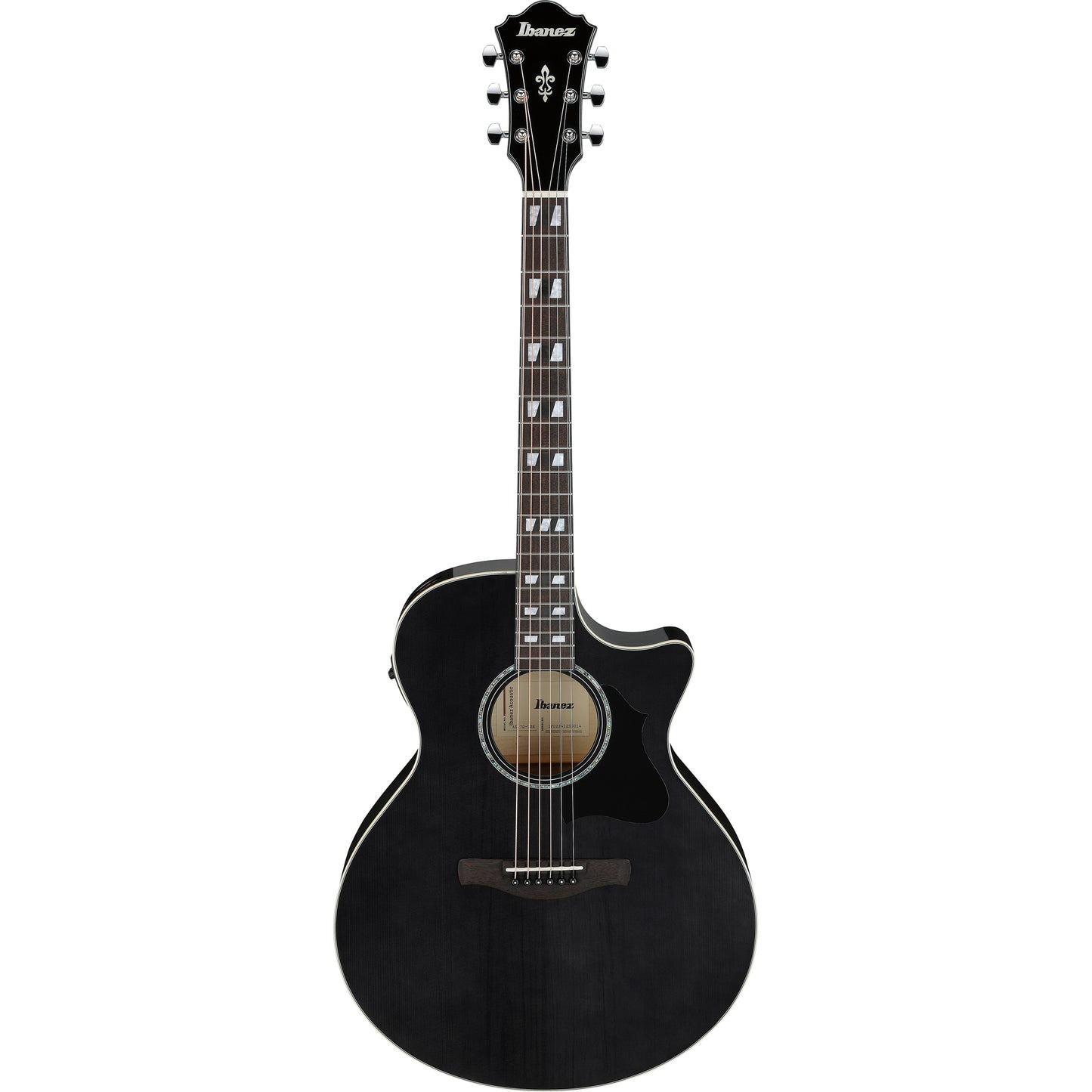 Ibanez AE170 AE Acoustic Electric Guitar - Transparent Black