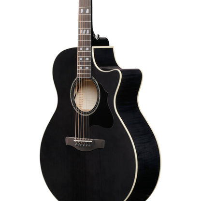 Ibanez AE170 AE Acoustic Electric Guitar - Transparent Black