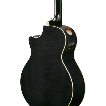 Ibanez AE170 AE Acoustic Electric Guitar - Transparent Black