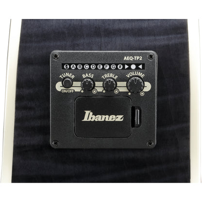 Ibanez AE170 AE Acoustic Electric Guitar - Transparent Black