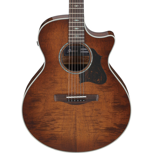 Ibanez AE340FMH 6 String Acoustic Electric Guitar - Mahogany Sunburst High Gloss