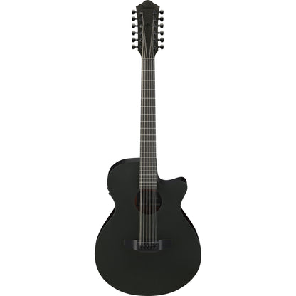 Ibanez AEG1221BOT Acoustic Electric 12 String Guitar - Black Out