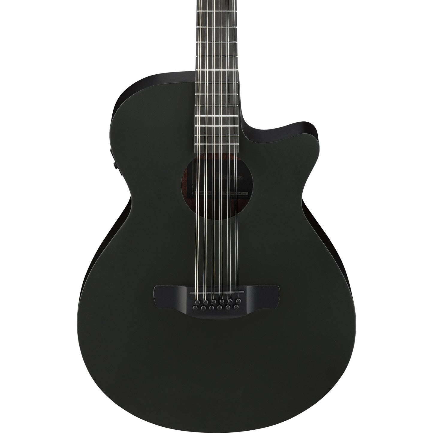 Ibanez AEG1221 AEG 12-String Acoustic Electric Guitar - Black Out