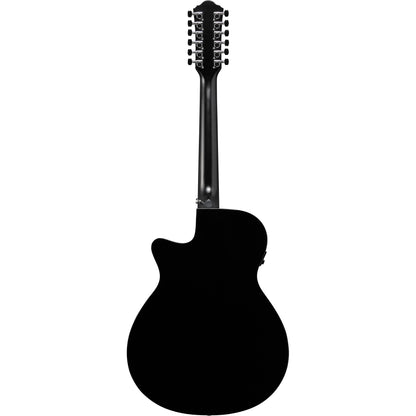 Ibanez AEG5012BK 12-String Acoustic Electric Guitar, Black High Gloss