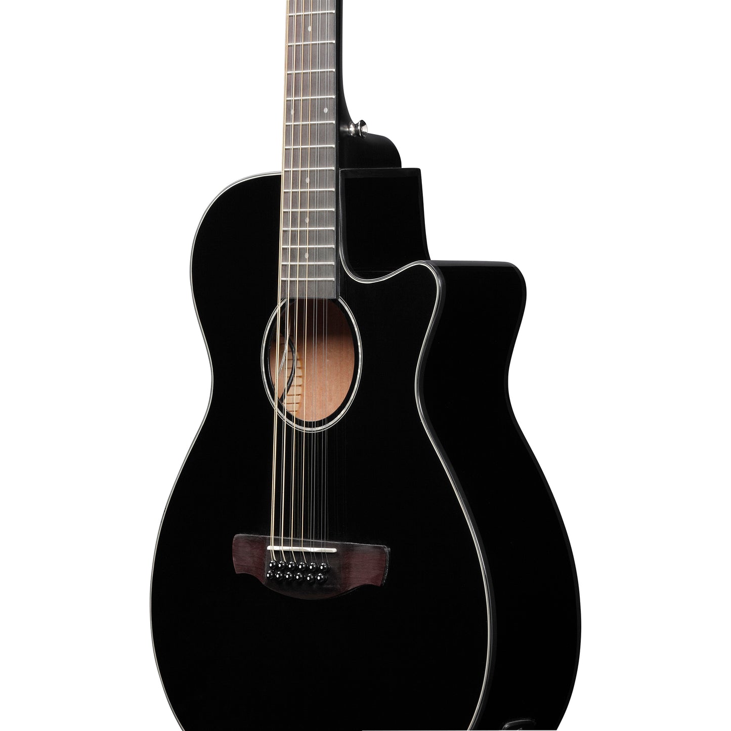 Ibanez AEG5012BK 12-String Acoustic Electric Guitar, Black High Gloss
