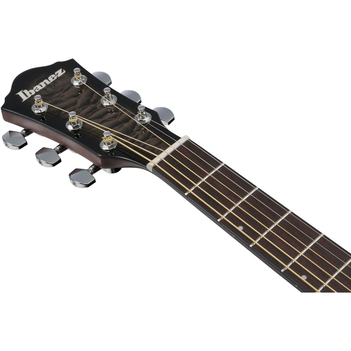 Ibanez AEWC16QA AEWC Acoustic Electric Guitar - Transparent Black Sunburst