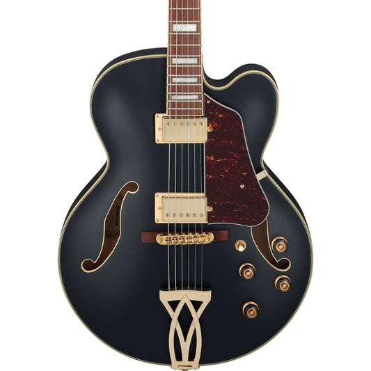 Ibanez AF75G  AF Artcore Hollow Body Electric Guitar - Black Flat
