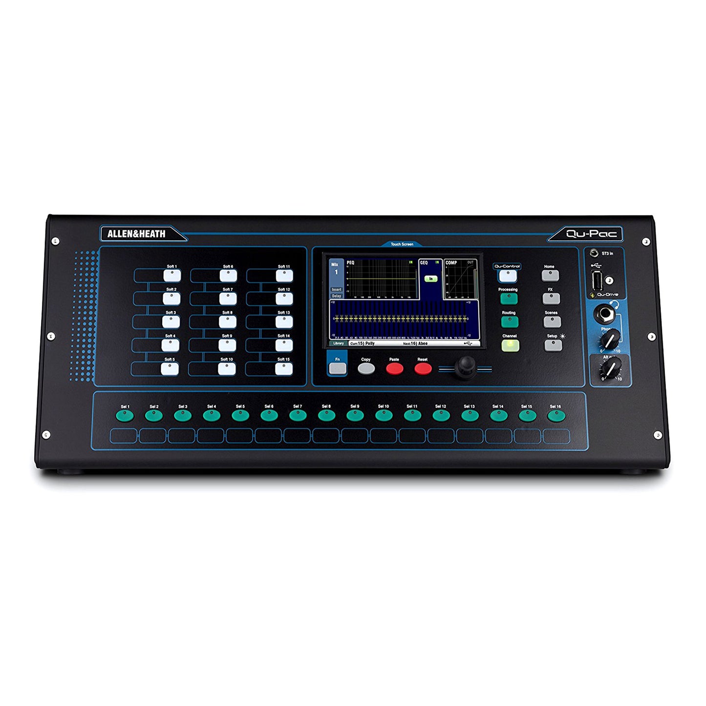 Allen & Heath Qu-Pac - 22-In/12-Out Compact Mountable Mixer