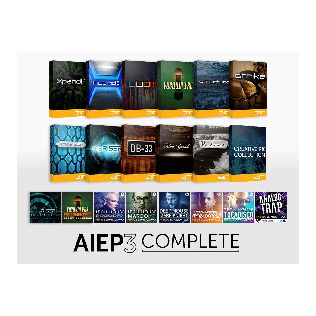 Air Music Technology AIR Instrument Expansion Pack 3 Complete (Upgrade)