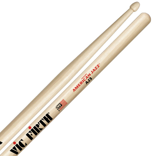 Vic Firth AJ3 American Jazz 3 Wood Tip Drumsticks