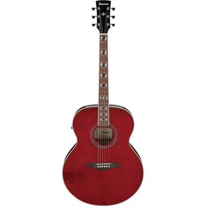 Ibanez AJ70M1E AJ Acoustic Electric Guitar - Wine Red