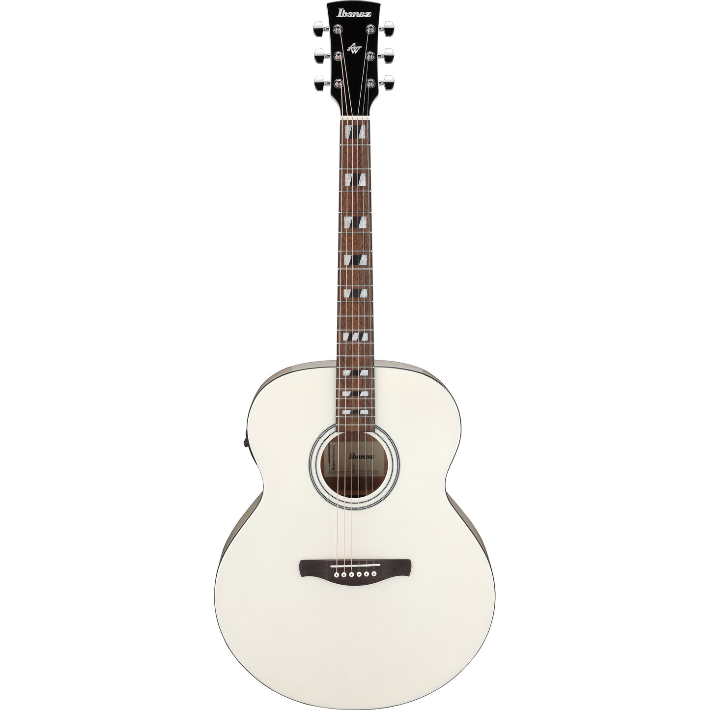 Ibanez AJ70M2E AJ Acoustic Electric Guitar - Pearl White
