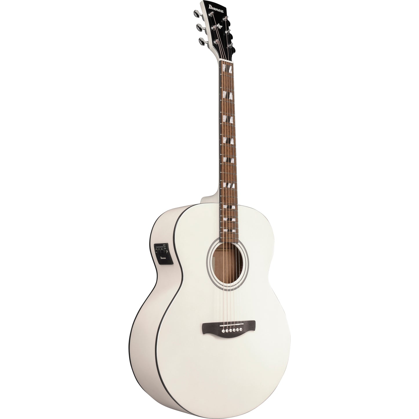 Ibanez AJ70M2E AJ Acoustic Electric Guitar - Pearl White