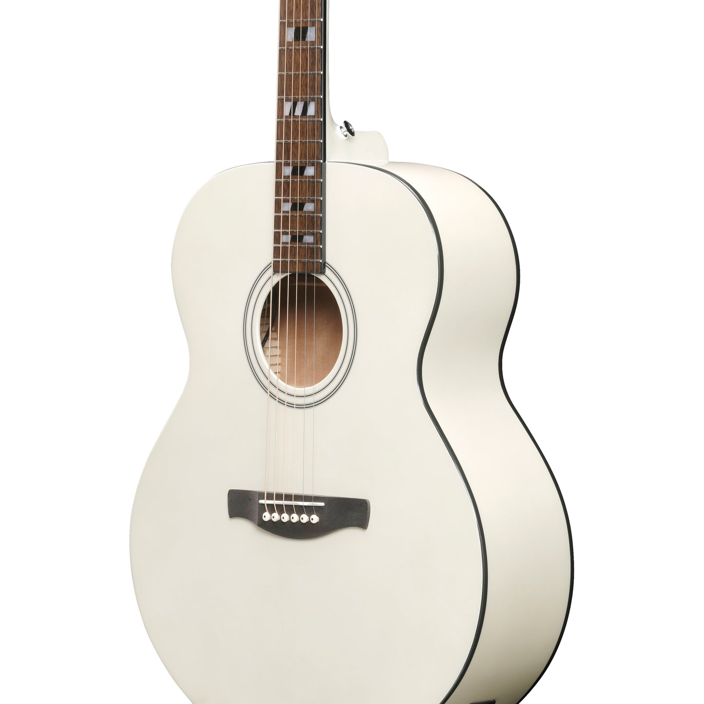 Ibanez AJ70M2E AJ Acoustic Electric Guitar - Pearl White