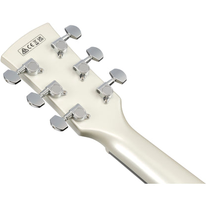 Ibanez AJ70M2E AJ Acoustic Electric Guitar - Pearl White