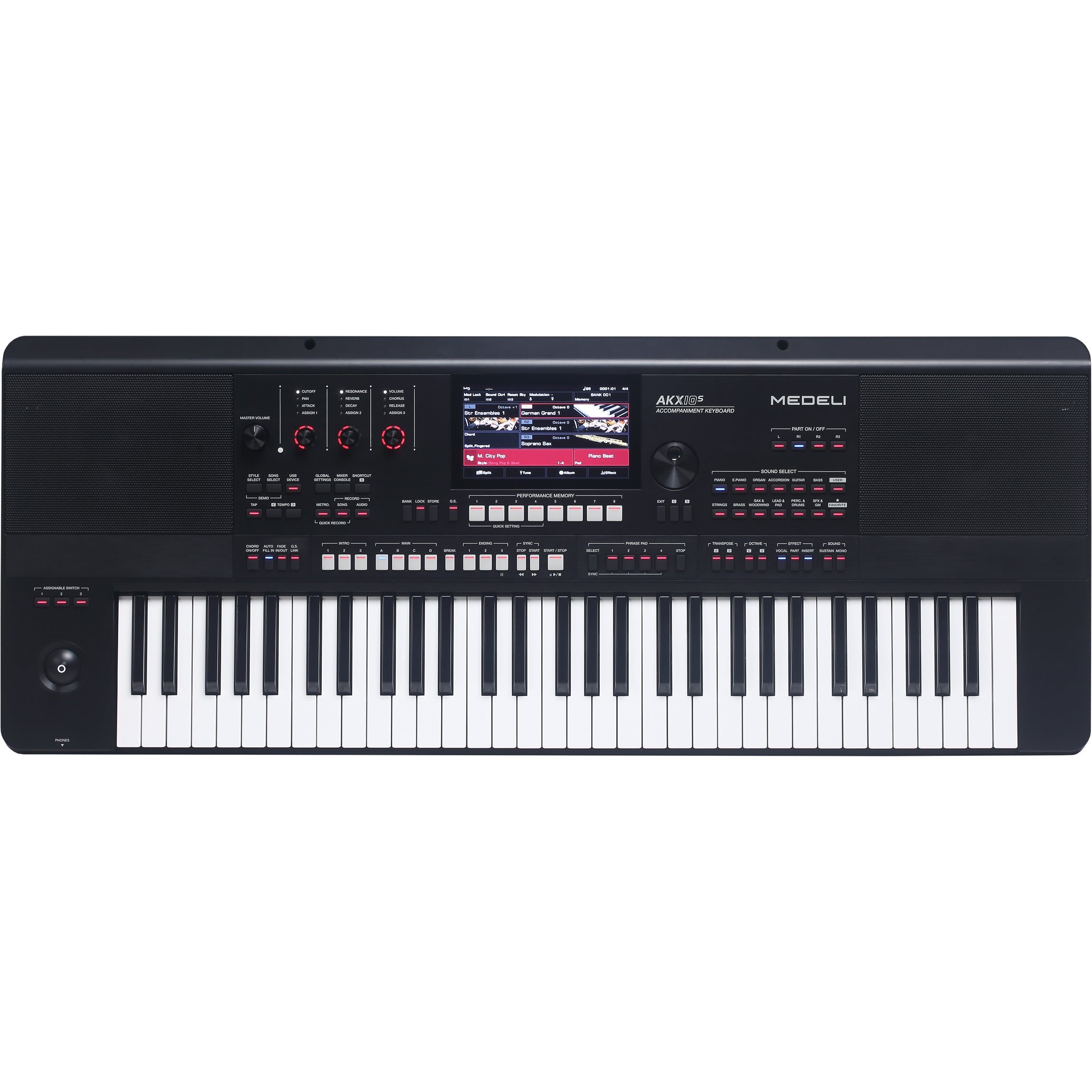 Medeli AKX10S 61 Key Digital Workstation w/ Built in Speakers