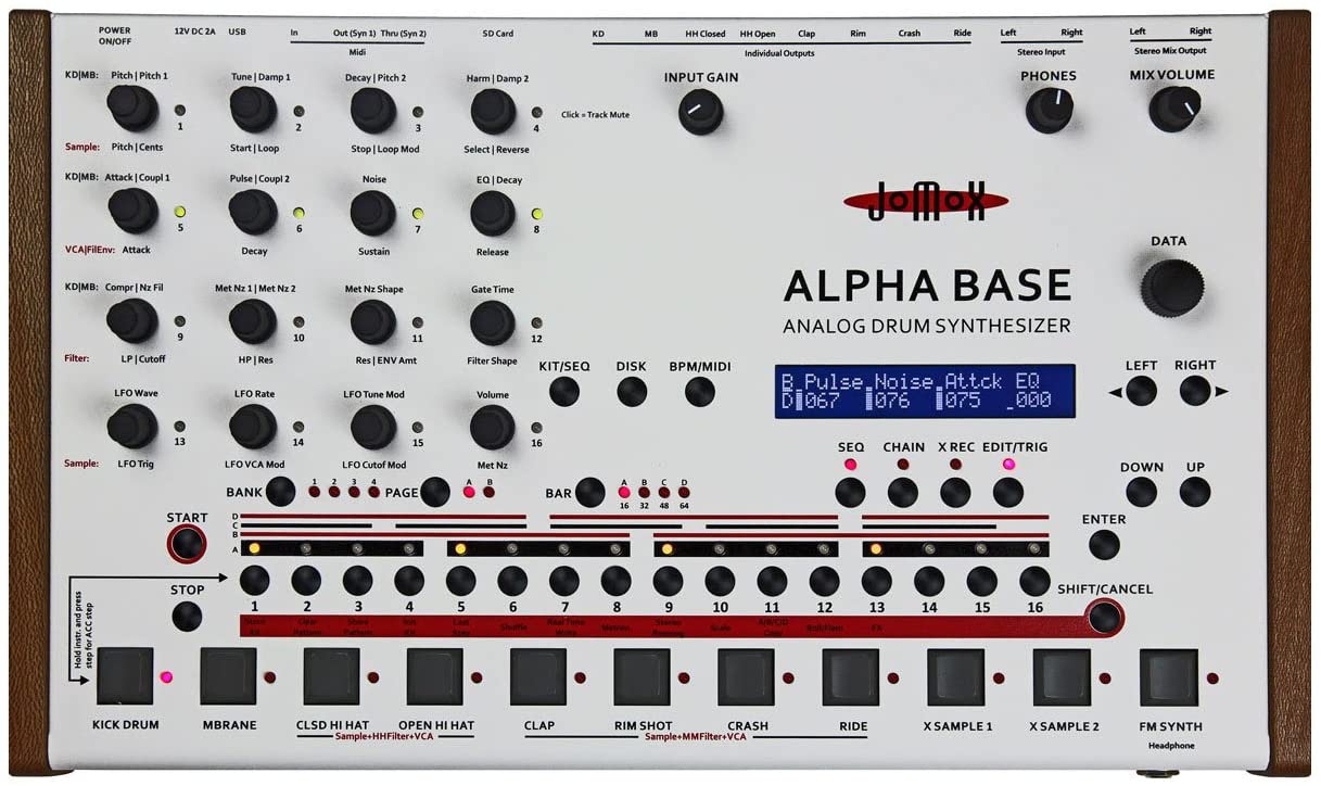 Jomox Alpha Base Analog Drum Synthesizer