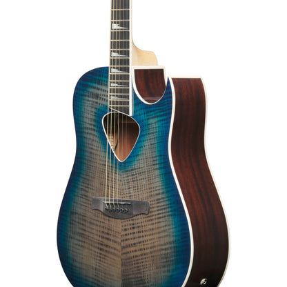 Ibanez ALT50FA ALT Acoustic Electric Guitar - Blue Doom Burst