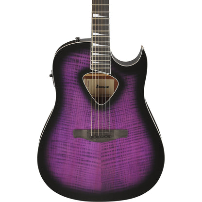 Ibanez ALT50FA ALT Acoustic Electric Guitar - Transparent Violet Sunburst