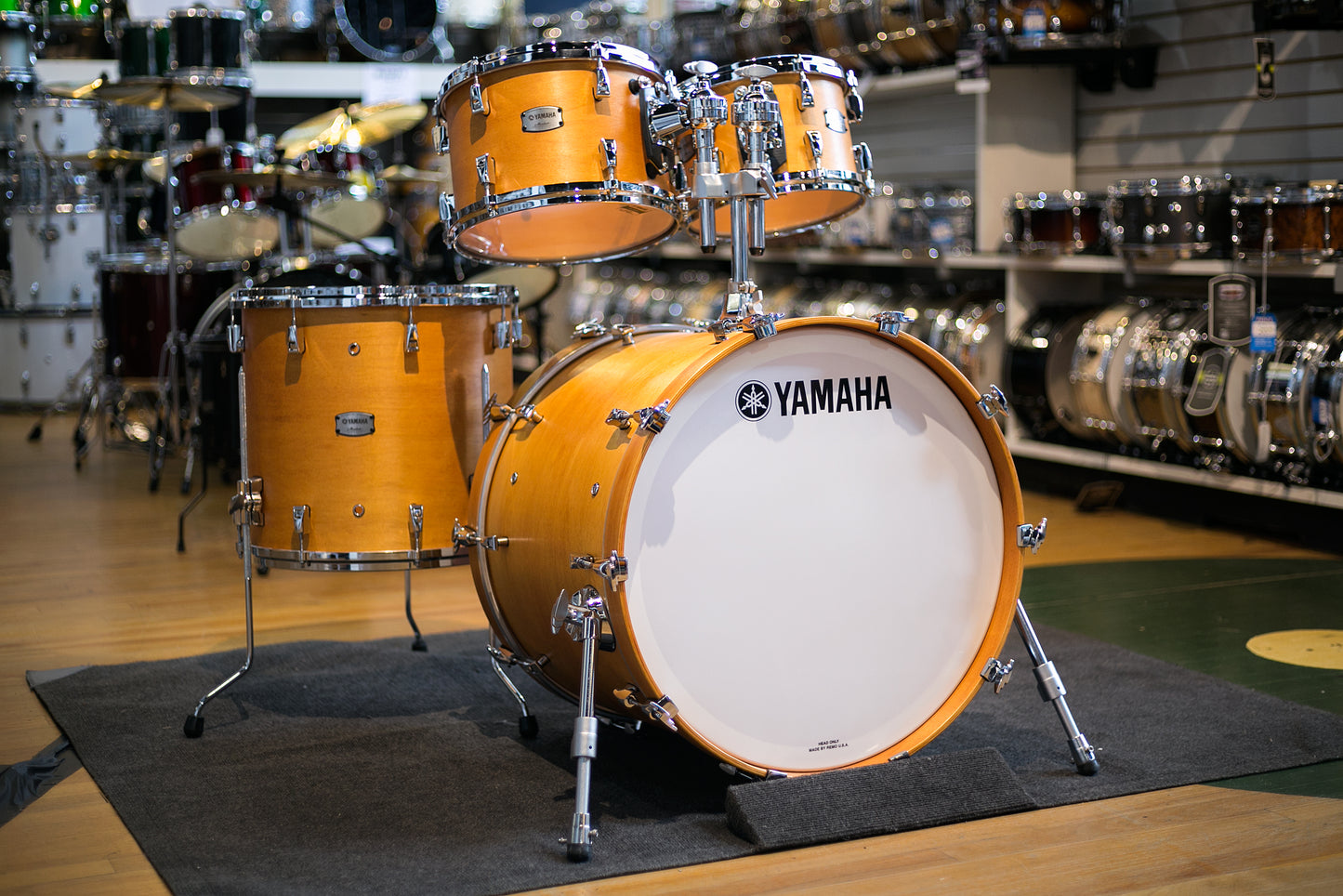 Yamaha Absolute Hybrid 4pc Shell Kit in Vintage Natural (AM2F40JVN)