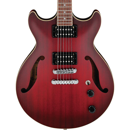 Ibanez Artcore AM53 Semi Hollow Electric Guitar, Sunburst Red Flat