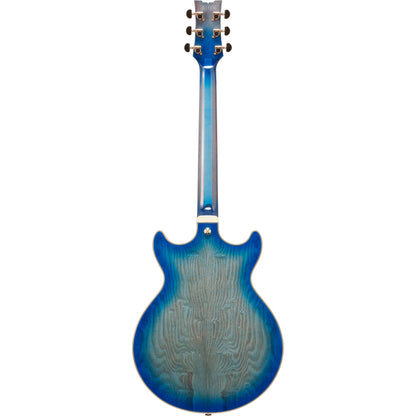 Ibanez AM93QA AM Artcore Expressionist Electric Guitar - Jet Blue Burst