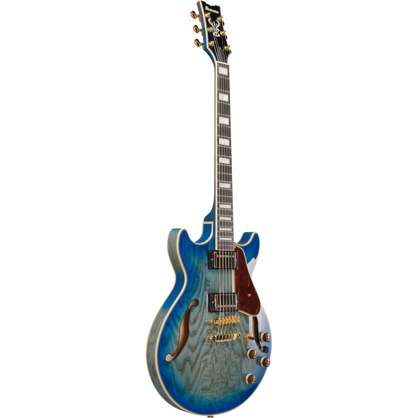 Ibanez AM93QA AM Artcore Expressionist Electric Guitar - Jet Blue Burst
