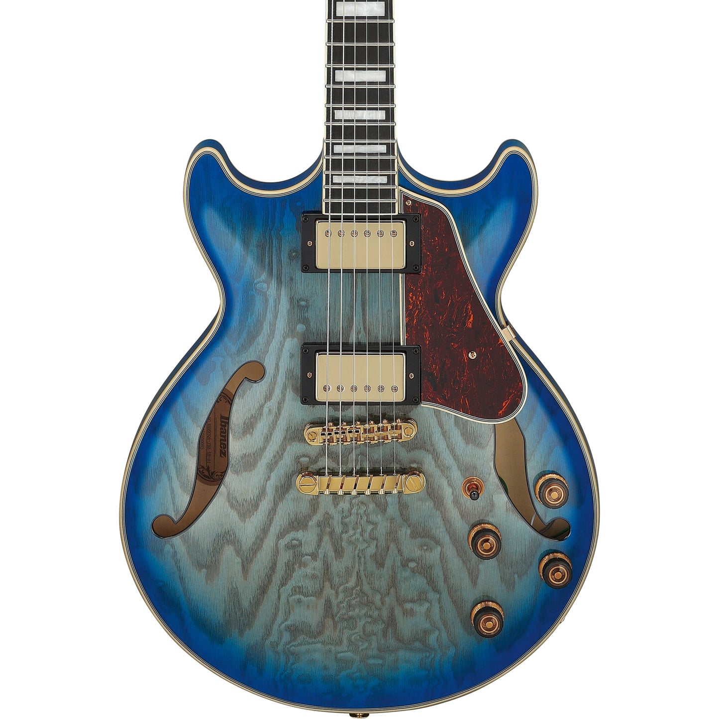 Ibanez AM93QA AM Artcore Expressionist Electric Guitar - Jet Blue Burst