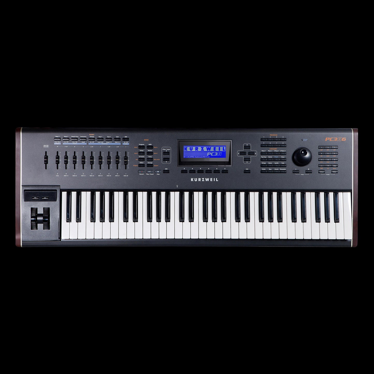 Kurzweil PC3A6 61-Key Synthesizer Workstation PC3A6
