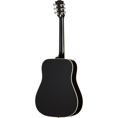 Gibson Kirk Hammett Raven Dreadnought Acoustic Electric Guitar - Ebony