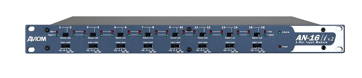 Aviom AN16I 16 v2-Channel Line Level Input Module