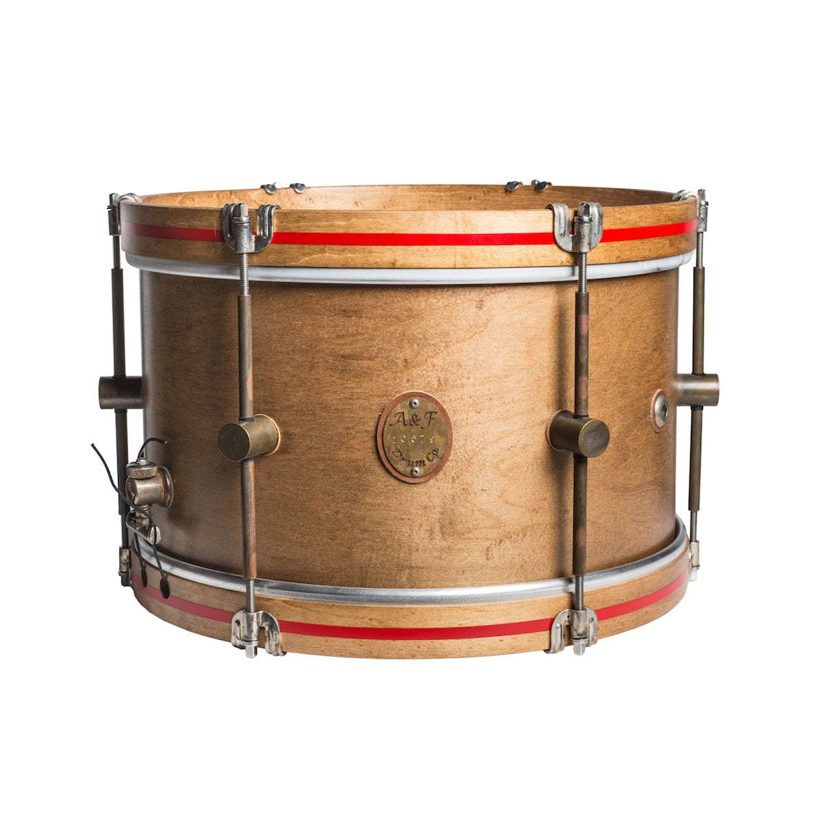 A&F Drum Company 8x14 Whiskey Maple Field Snare