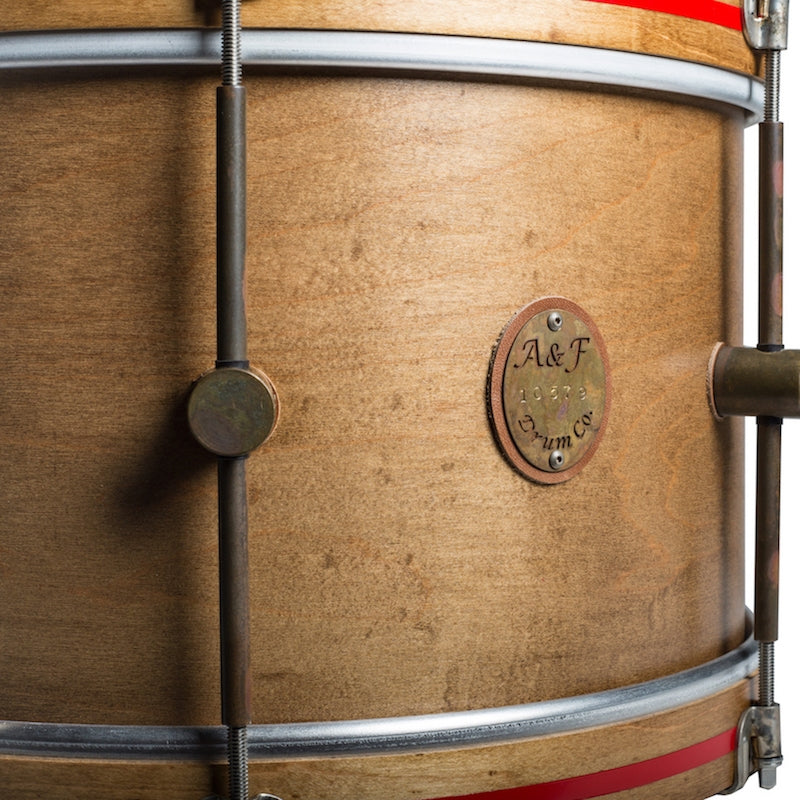A&F Drum Company 8x14 Whiskey Maple Field Snare
