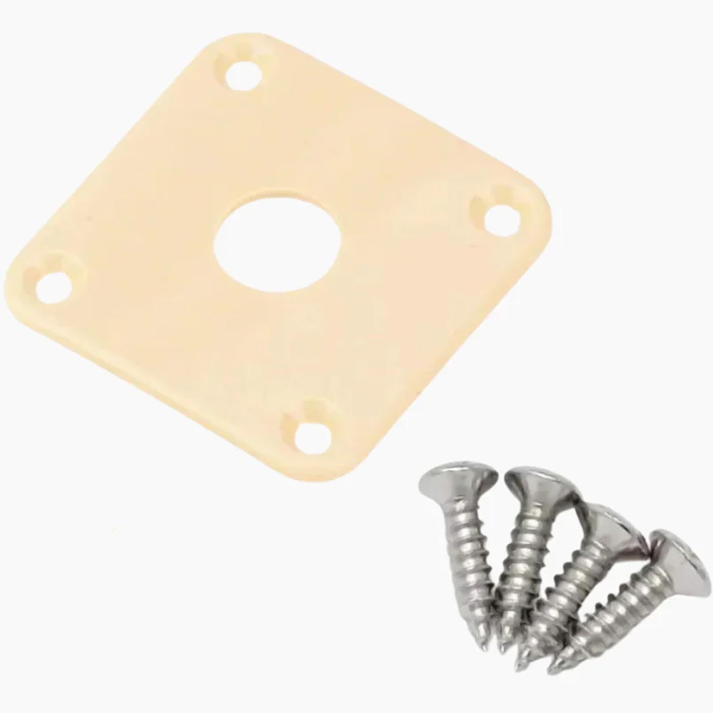 All Parts Gotoh Square Jackplate for Les Paul - Cream