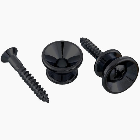 All Parts Standard Strap Button Set 2pk (Black)