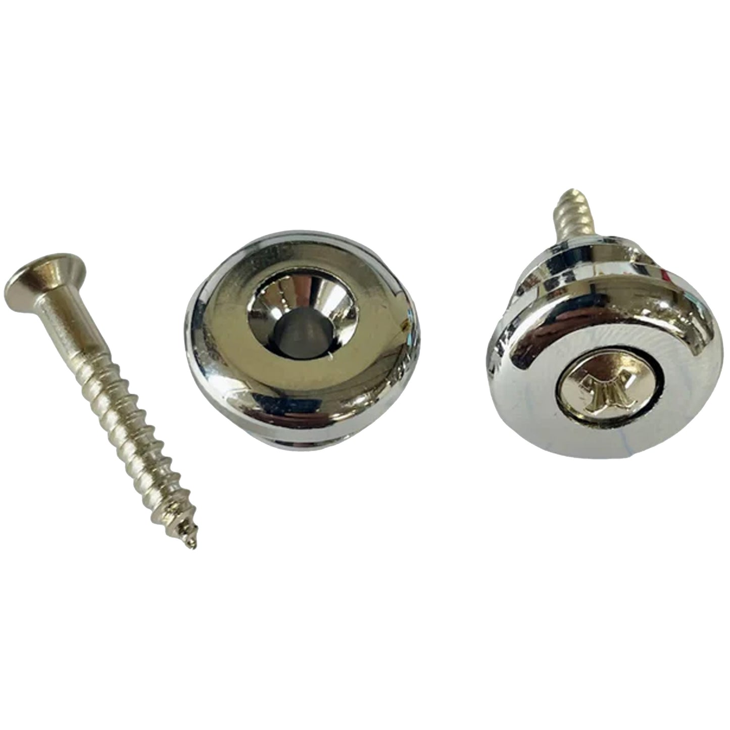 All Parts Oversized Strap Buttons (Chrome)