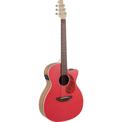 Ovation Applause Jump OM Cutway Acoustic/Electric - Lipstick