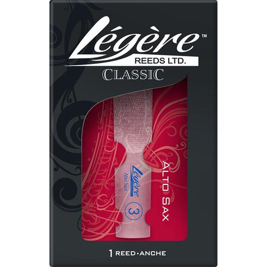 Legere Eb Alto Saxophone Single 3 Strength Synthetic Reed