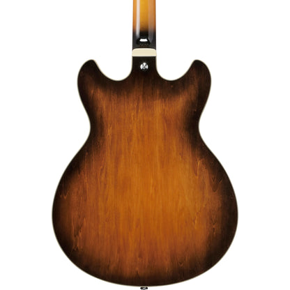 Ibanez AS7328 AS Artcore Baritone Electric Guitar - Tobacco Brown