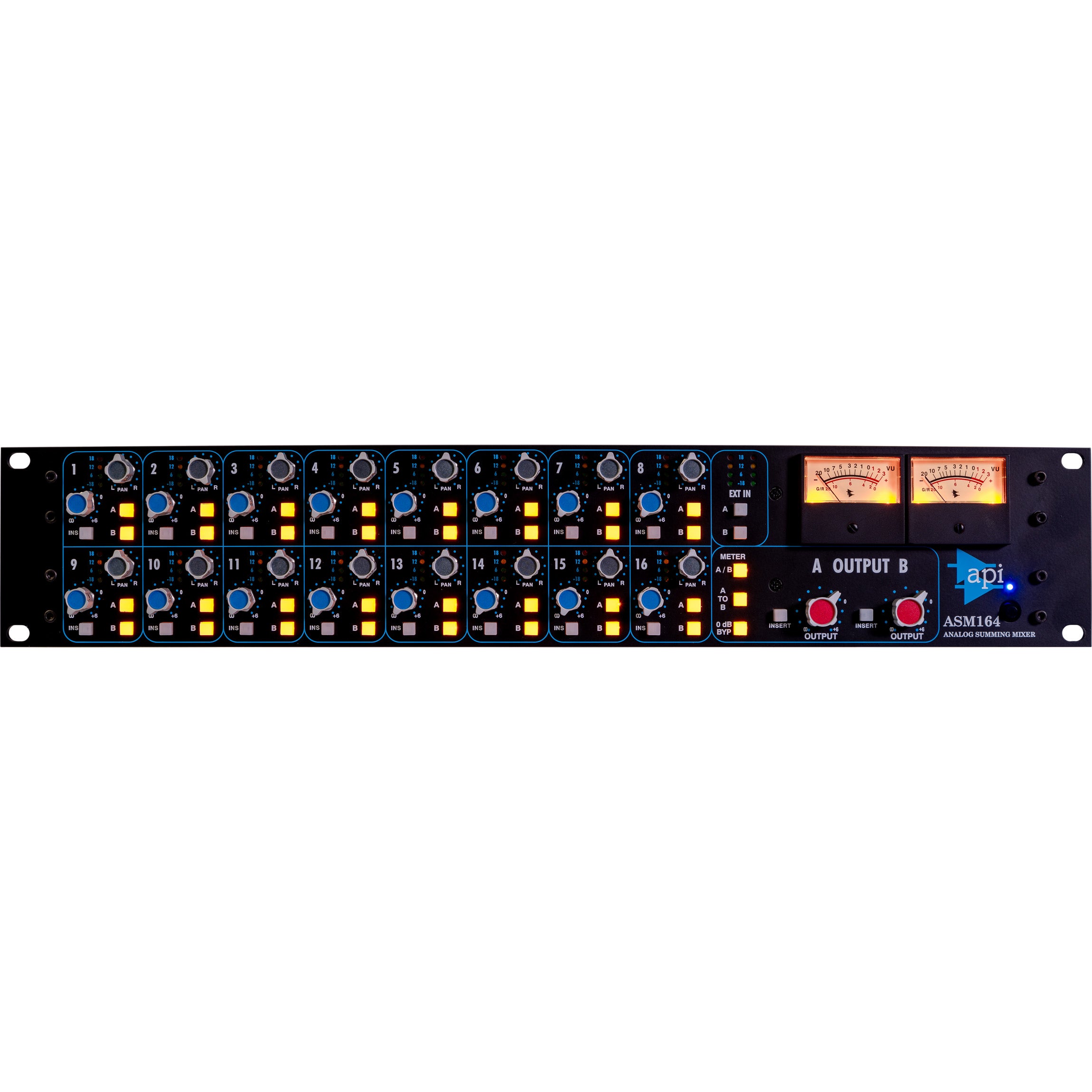 API ASM164 16 Channel Rackmount Summing Mixer – Alto Music