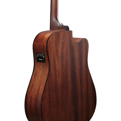 Ibanez AW54LCE Left Handed Acoustic Electric Guitar - Open Pore Natural