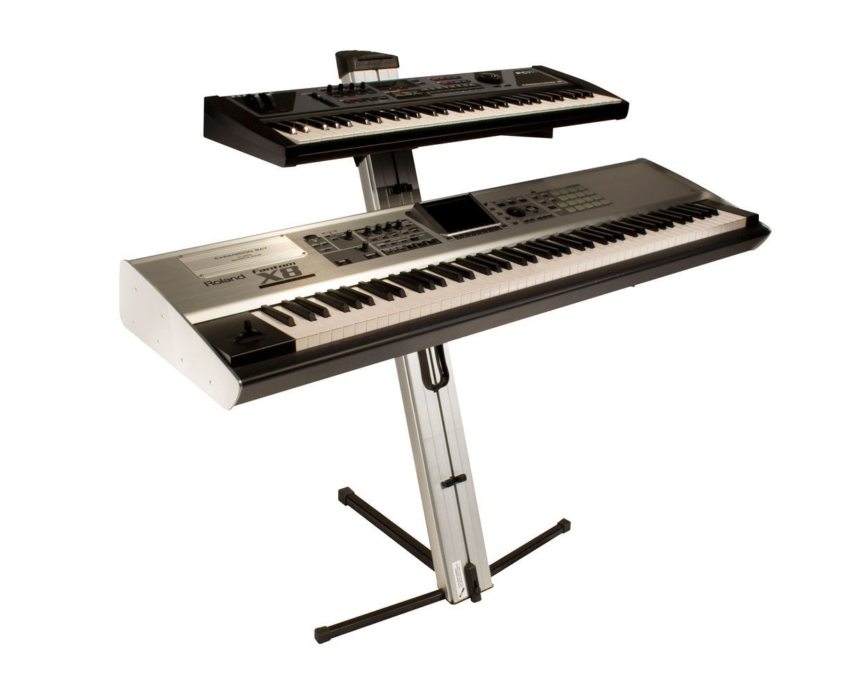 Ultimate Support AX-48 Pro S Apex Column Keyboard Stand - Silver