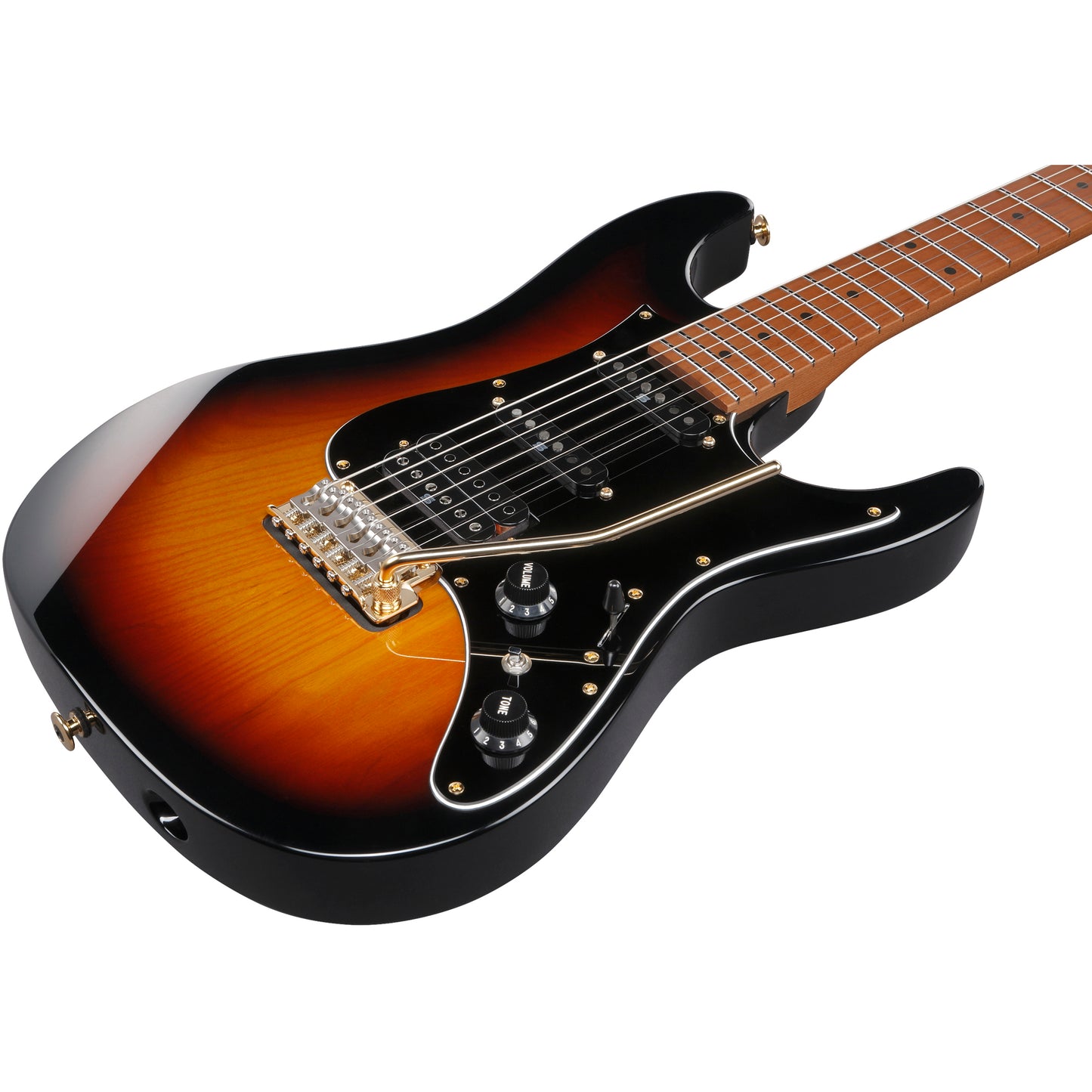 Ibanez AZ2204AG AZ Prestige 6-String Electric Guitar - Tri Fade Burst Flat