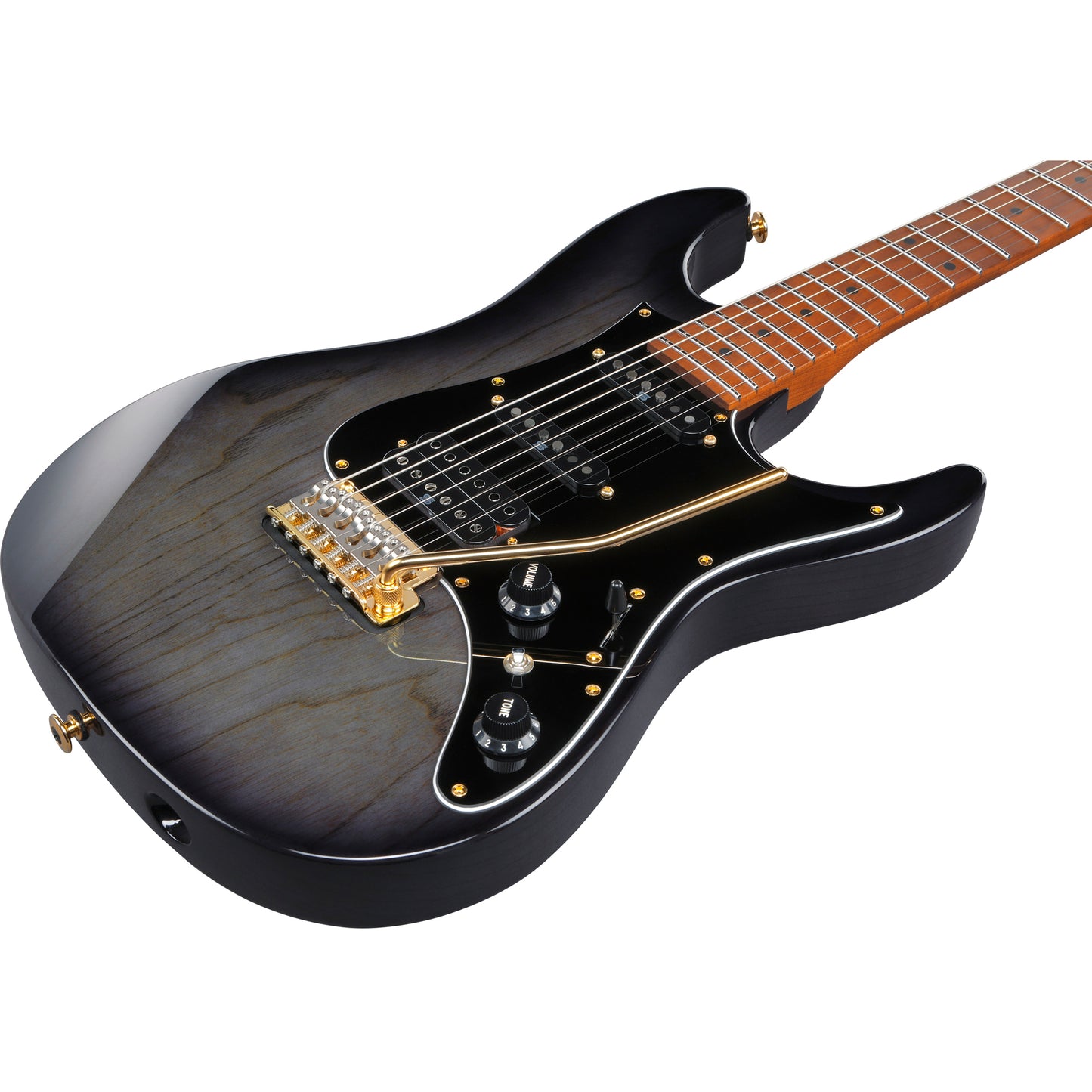 Ibanez AZ2204AG AZ Prestige 6-String Electric Guitar - Transparent Gray Burst