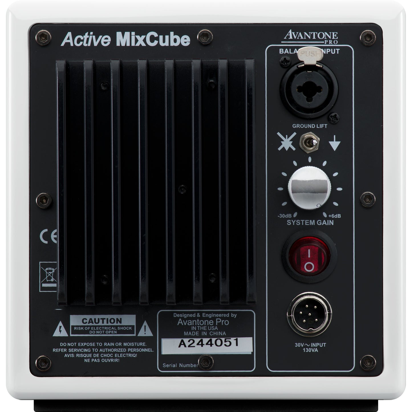 Avantone Mixcubes Active Monitor Pair - White