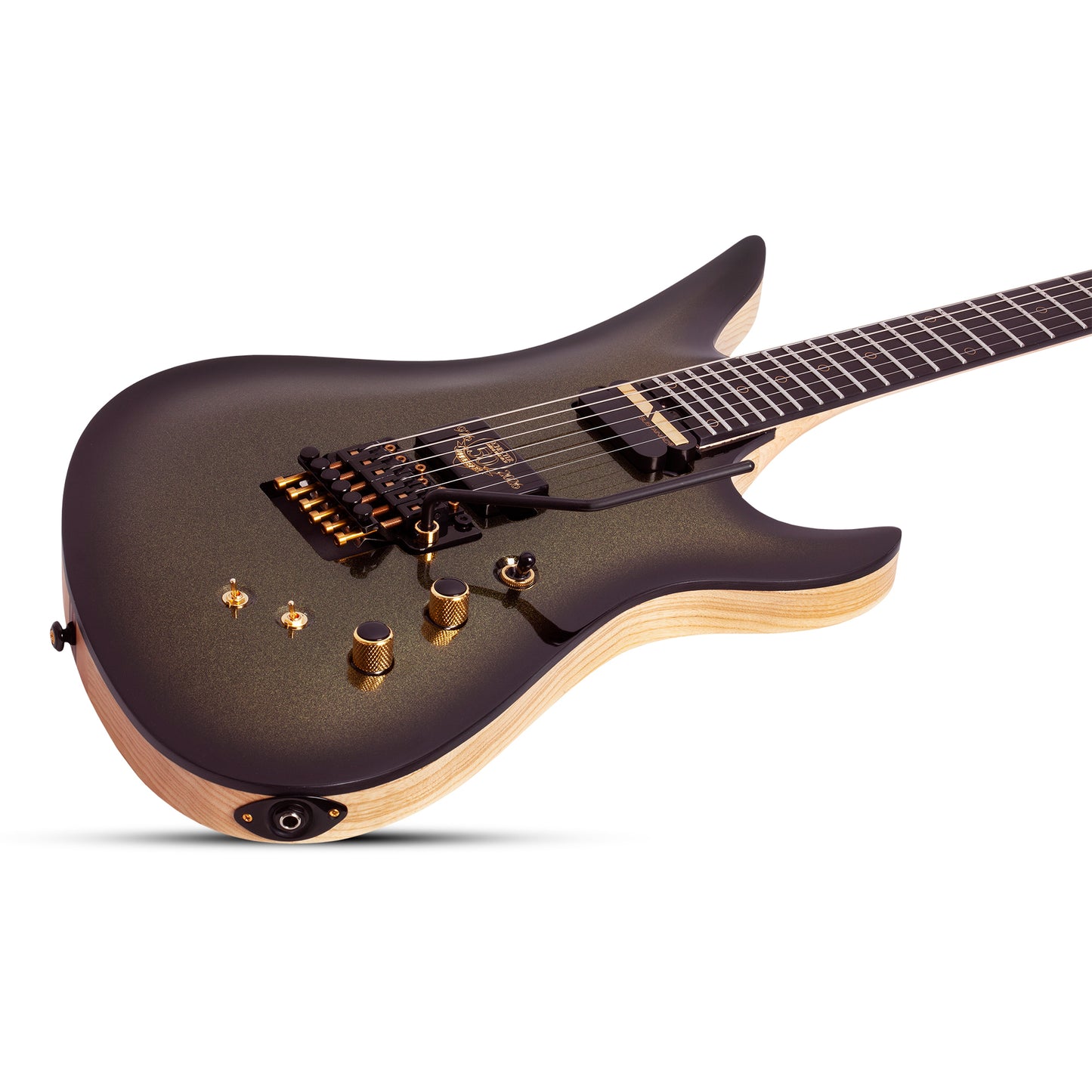 Schecter Avenger FR-S Floyd Rose 50th Anniversary Electric Guitar - Gold Burst