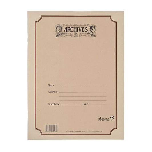 Archives Spiral Bound Manuscript Paper Book, 10 Stave, 48 Pages
