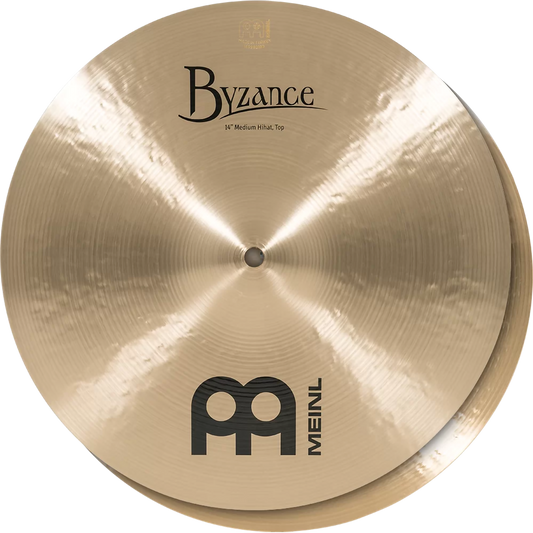 Meinl 14” Byzance Traditional Medium Hi-Hat Cymbals