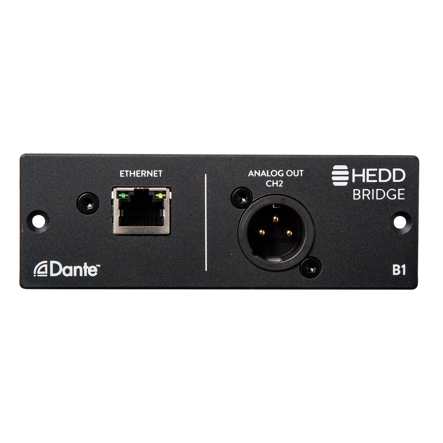HEDD Dante 2-Channel Bridge Module for Select Studio Monitors